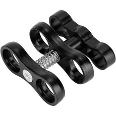 에스핑크 알루미늄 합금 미니 볼 클립 360도 회전 다이빙 라이트 클램프 어댑터 장착 나사 잠금 장치 SJ CAM 및 기타 카메라용, 에스핑크 알루미늄 합금 미니 볼 클립 360도 회전 다