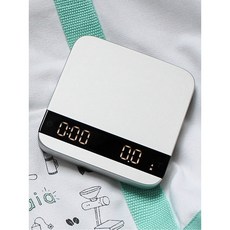 정밀 커피저울 로보 바리스타핸드드립 아카이아대체, 블랙