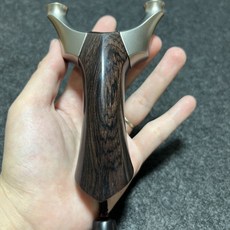 鈦閤金柏式天罡彈弓紫光檀手弓實木弓柄戶外實戰高精準弓沉水, 1個, 70弓門15撐頭