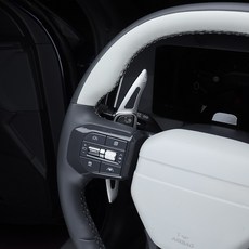 유투카 호환 EV5 악세사리 몰딩 알루미늄 패들쉬프트 자동차 튜닝 용품, [실버] 알루미늄 패들쉬프트