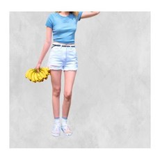 후아유 [캘리걸]Destroyed Short Denim Shorts WHTJF2637F 377279, (10)WHITE, 026