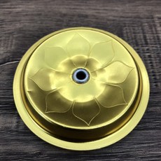 酥油燈浮筒油漂組：純棉燈芯油漂、台灣製浮筒、八國酥油燈防護墊，安全防漏油, 1個, 台製-酥油大浮筒1個