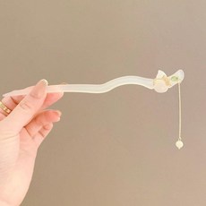 옥비녀 한복 올림머리 고대 가을의 악세사리 전통 웨딩