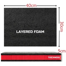 공구함 케이스용 폼 인서트 라이너 보관 미니어처 카메라 폴리우레탄 시트, 02 4pcs, 01 5x30x40cm
