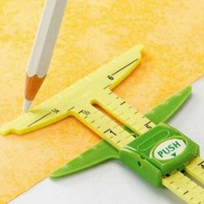 눈금자 슬라이딩 재단 재봉자 옷수선 직각자