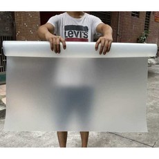 PP 반투명 보드 필름 두께0.5mm 얇은 시트 판넬 플라스틱 pvc 1mx1mx 반투명, C. 매트 블랙 폭 610mm