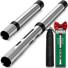 시스터알링 골프공 리트리버 튜브 조절 가능한 텔레스코픽 알루미늄 합금 볼 피커 보관 가방이 있는 경량 수집 장치 남성용 휴대용 도구