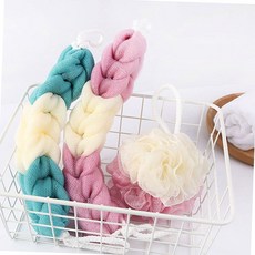 꽃송이 샤워볼세트 거품목욕 거품타월, 그린