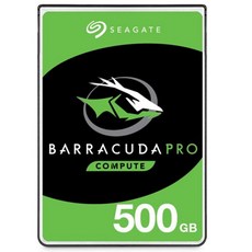 씨게이트 바라쿠다 프로 노트북 HDD SATA3 7200rpm 128M 500GB ST500LM034