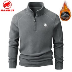 MAMMUT 마무트 매머드 가을 겨울 남성 요요 오리털 맨투맨 남립넥 반지퍼 긴팔 맨투맨 남성 트렌드 백합