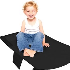 폴드래블 비행기 기내용 발해먹 침대 발걸이 연장시트, 1개, 발해먹 블랙