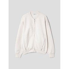 [국내매장정품] 에잇세컨즈 8SECONDS 기모 집업 봄버 스웨트셔츠 아이보리 324X41LY50 139966, XS