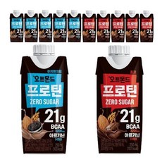 롯데 오트몬드 프로틴 제로슈거 쿠키앤크림 + 초코, 12개, 250ml