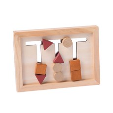 JoyBaby 木製遊戲 益智遊戲 三色走位記憶棋 啟蒙教具 蒙特梭利, 單一規格-F, 1個