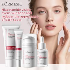 KORMESIC 專業煙酰胺煥膚潔面乳、眼霜、乳液、面霜、精華液套裝, 1個, KISSMWAH藍銅胜肽氨基酸洗面乳10