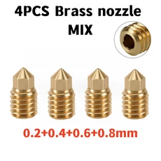 Hotend 업그레이드 TZ E3 2.0 Ender 3 V2 Pro FDM Vorn 2.4 고속 인쇄용 엔드 세라믹 가열 패드, 01 TZ E3 2.0, 14 0.20.40.60.8Brass