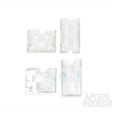 차량출입증케이스 주차카드홀더, 세로형압착고무