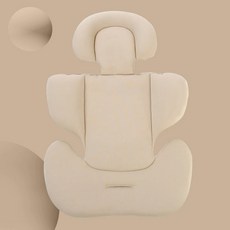 어린이 안전시트 매트 통기성 자동차의자 쿠션 아기 카시트 패드 보호패드, Champagne, 1개