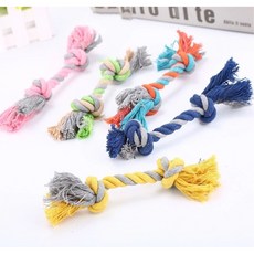 寵世界 棉繩 耐咬玩具, 1個, 雙結棉繩 S號