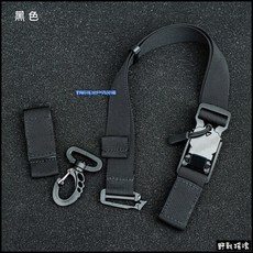SECTOR SEVEN 三點輔助穩定帶 戰術側背包肩帶, 黑色