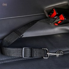 오쎄오라이브 반려견 차량 안전벨트 3p세트 블랙 강아지안전벨트