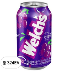 농심 웰치스 포도맛, 355ml, 324개