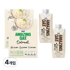 매일유업 어메이징오트 오트밀 오리지널 30g 5포 2개 + 오트 바리스타 330ml 2개