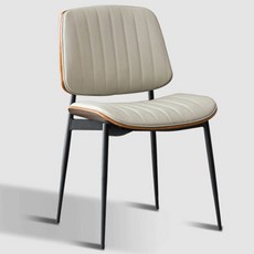 식탁 의자 카페 의자, 1개, 흰색