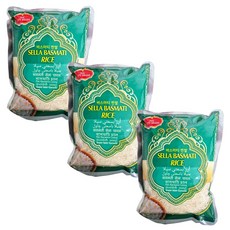 Taj Mahal Basmati Rice Fiesta 바스마티 찐쌀, 3개, 1kg