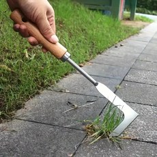 L 자형 스테인리스 수동 균열 잡초 제거기, 1개