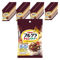 Calbee 卡樂比 愛心餅乾格蘭諾拉麥片 巧克力香蕉口味, 32個, 50g