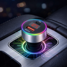 세븐케이 차량용 QC3.0 PD 고속충전 C타입 멀티 시거잭, 블랙, QC3.0 + C타입