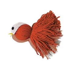 【Record】毛線小鳥貓咪玩具, 橘色(長15x寬12cm), 1個