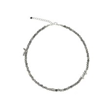 DEFGARMENTS MARBLE GRAY NECKLACE