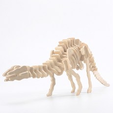 오꿈 3D 입체 나무퍼즐 공룡조립 키트 유아교구 초등학생 집콕놀이 장난감, 1세트