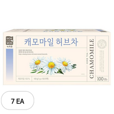 녹차원 캐모마일 허브차, 1g, 100개입, 7개
