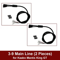 MKG 메인 3-9 배선 와이어 케이블 9코어 카보 만티스 킹 GT 전동 스쿠터 액세서리, 01 2x Main Line