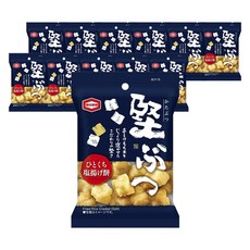 龜田製菓 一口仙貝 鹽味, 12個, 48g