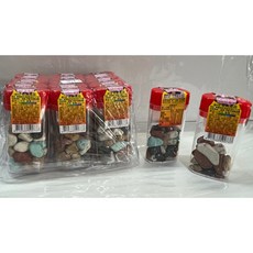 古早味 彩岩巧克力 石頭造型糖 巧克力風味 12罐, 1個, 216g