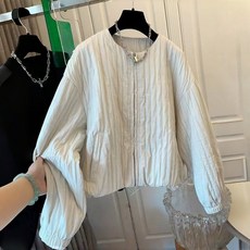 ORZQU 추동 여성 퀼팅 도톰 오버사이즈 야상 점퍼 패딩 코트