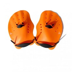 수영 장갑 다이빙 성인 손 패들 핀 방수 수상 스포츠 장비, 1. Orange