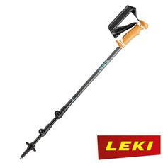 德國 LEKI Lhasa 軟木直把輕量鋁合金雙快扣登山杖 65222211, 1個