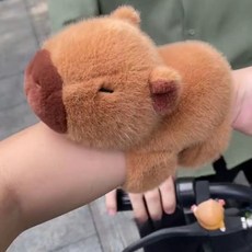 카피바라 손목 스냅 링 봉제 인형 여자친구 생일 선물, 20cm, 카피바라 스냅링, 1개