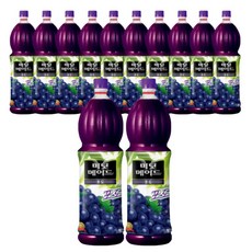 미닛메이드 포도주스 1.5L 12개 과즙40%, 1개