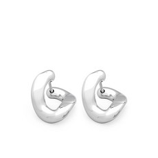 톰우드 딘 실버 후프 이어링