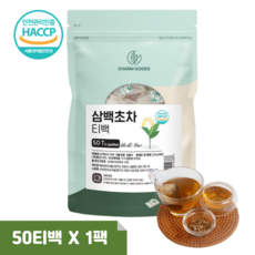 삼백초차 국산 삼백초 식약청 HACCP 삼각티백 잎 뿌리 원물 도담도담, 1.2g, 1개, 50개입