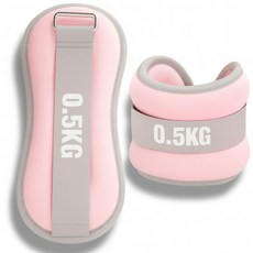 와일드윙 균형훈련 손목 발목 모래주머니, 핑크, 1kg