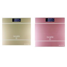 아이스케일 백라이트 디지털 체중계, 핑크, 1개