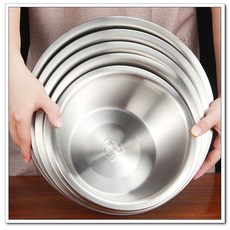 304不銹鋼打蛋盆 加厚 加高 22/24/26cm 鋼盆 烘焙碗, 詳見包裝, 詳見包裝