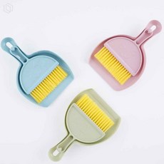 [PickLife] 사무실빗자루 머리카락빗자루 책상 청소 미니 빗자루 세트, 01) 랜덤발송